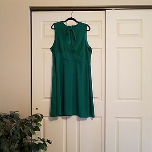 Modcloth green sleeveless dress